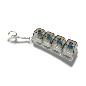 VibeKey™ – Brelok Mechaniczny z Podświetleniem LED [CLEAR]